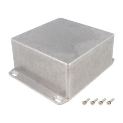 Carcasă Universală 120x120x58mm cu Lame de Fixare | Electronic-mag.ro | Componente Electronice