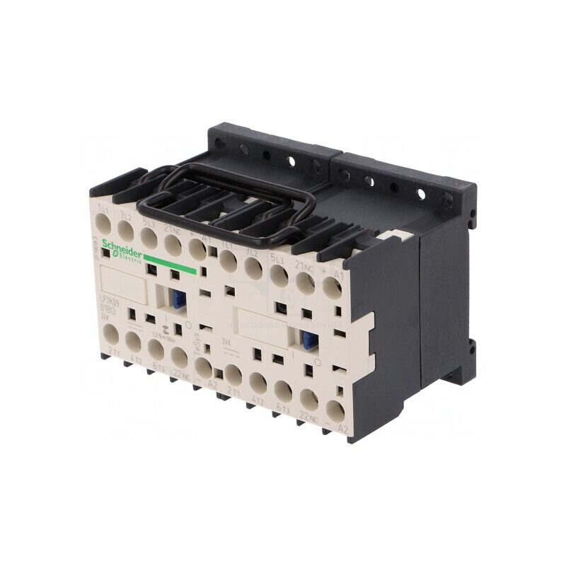 Contactor Reversibil 3 Poli cu 3 Contacte Auxiliare NC LP2K0901BD | Electronic-mag.ro | Componente Electronice