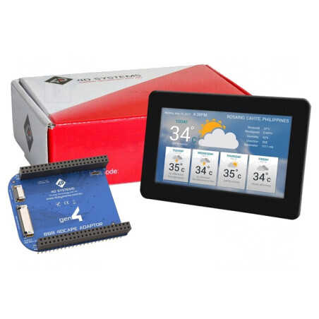 Afișaj TFT 5" 800x480 LED 475cd/m2 | Electronic-mag.ro | Componente Electronice