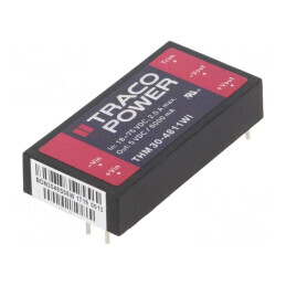 Convertor DC/DC 30W 18-75V la 5V 6000mA THM 30-4811WI | Electronic-mag.ro | Componente Electronice