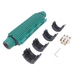 Mufă cu Gel RELICON IP68 Verde 310mm | Electronic-mag.ro | Componente Electronice