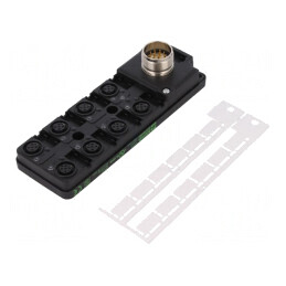 Cutie de conexiuni M12 PIN 4 soclu 4A IP65 24VDC | Electronic-mag.ro | Componente Electronice