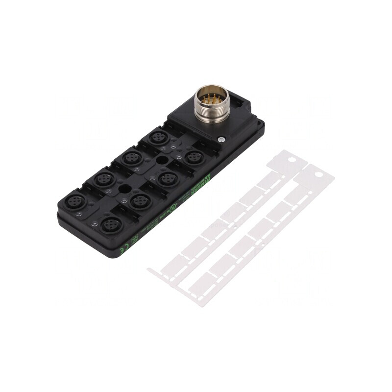 Cutie de conexiuni M12 PIN 4 soclu 4A IP65 24VDC | Electronic-mag.ro | Componente Electronice