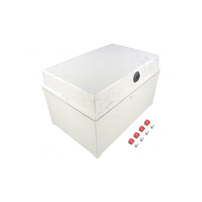 Carcasă montare pe perete gri 200x300x180mm | Electronic-mag.ro | Componente Electronice