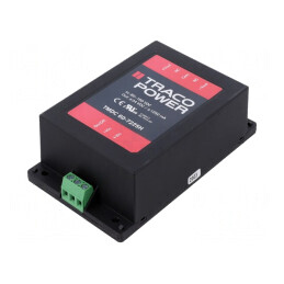 Convertor DC/DC 60W 80-160V la 24V/-24V | Electronic-mag.ro | Componente Electronice