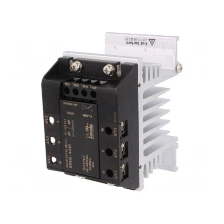 Releu semiconductor 40A 3-fazat 48-480VAC 130mm | Electronic-mag.ro | Componente Electronice