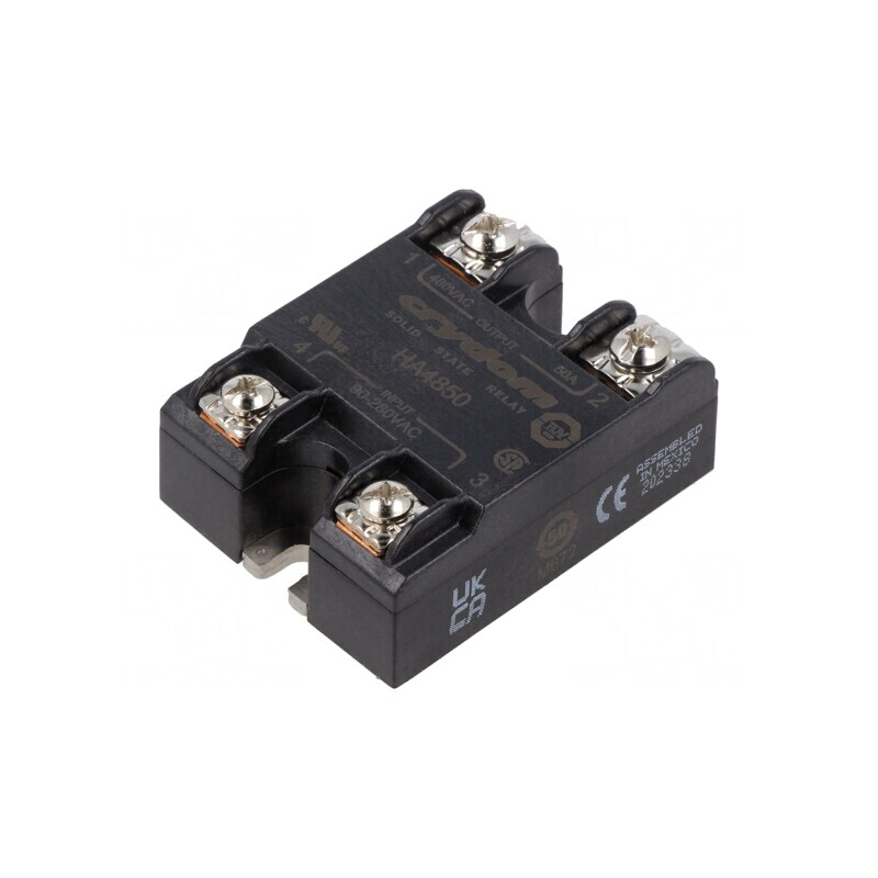 Releu Semiconductor 1-fazat 50A 48-530VAC | Electronic-mag.ro | Componente Electronice