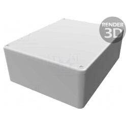 Carcasă Universală Aluminiu IP54 94x120x42mm | Electronic-mag.ro | Componente Electronice