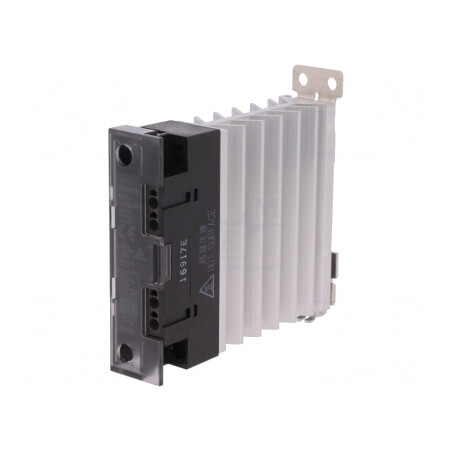 Releu semiconductor 25A 1-fazat 12-24VDC 24-240VAC | Electronic-mag.ro | Componente Electronice