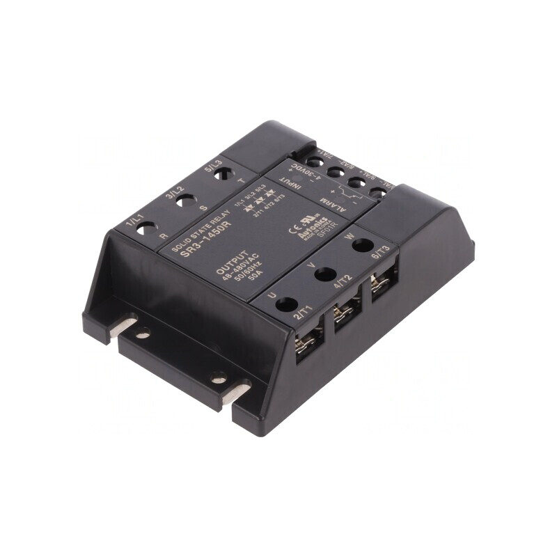 Releu Semiconductor 50A 3-Fazat 48-480VAC | Electronic-mag.ro | Componente Electronice