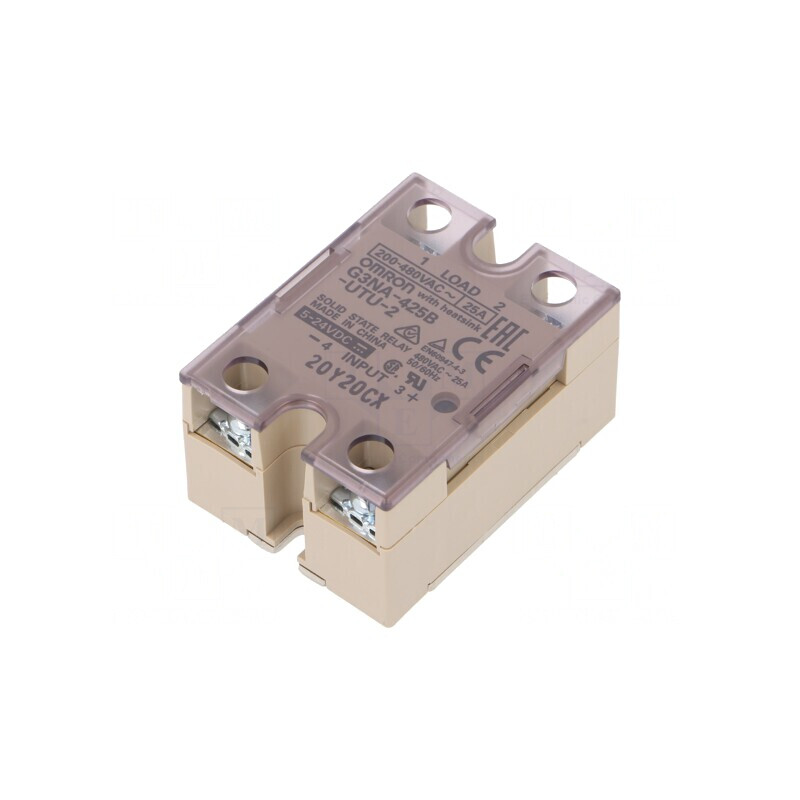 Releu Semiconductori 1-Fazat 25A 5-24VDC 200-480VAC | Electronic-mag.ro | Componente Electronice Releu Semiconductori 1-Fazat 25A 5-24VDC 200-480VAC | Electronic-mag.ro | Componente Electronice