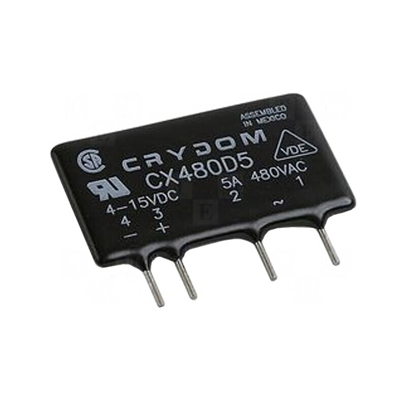 Releu Semiconductor 4-15VDC 5A 48-660VAC THT SIP CX480D5 | Electronic-mag.ro | Componente Electronice Releu Semiconductor 4-15VDC 5A 48-660VAC THT SIP CX480D5 | Electronic-mag.ro | Componente Electronice