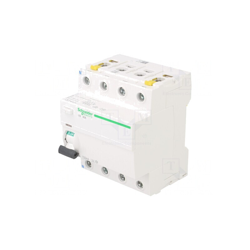 Întrerupător diferenţial 40A 100mA 4 Poli 400VAC | Electronic-mag.ro | Componente Electronice