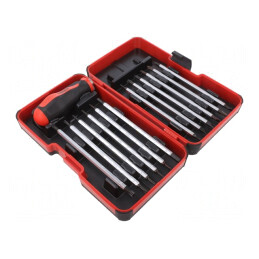 Set Capete Șurubelniță cu Etui 13 Bucăți | Electronic-mag.ro | Componente Electronice