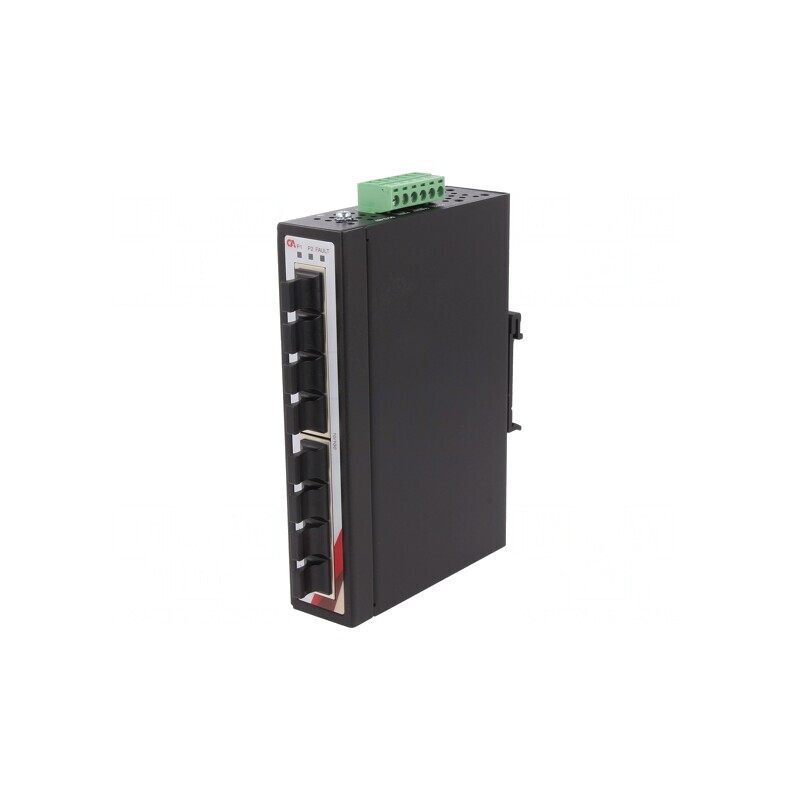 Switch Ethernet 8 Porturi 12-48VDC | Electronic-mag.ro | Componente Electronice