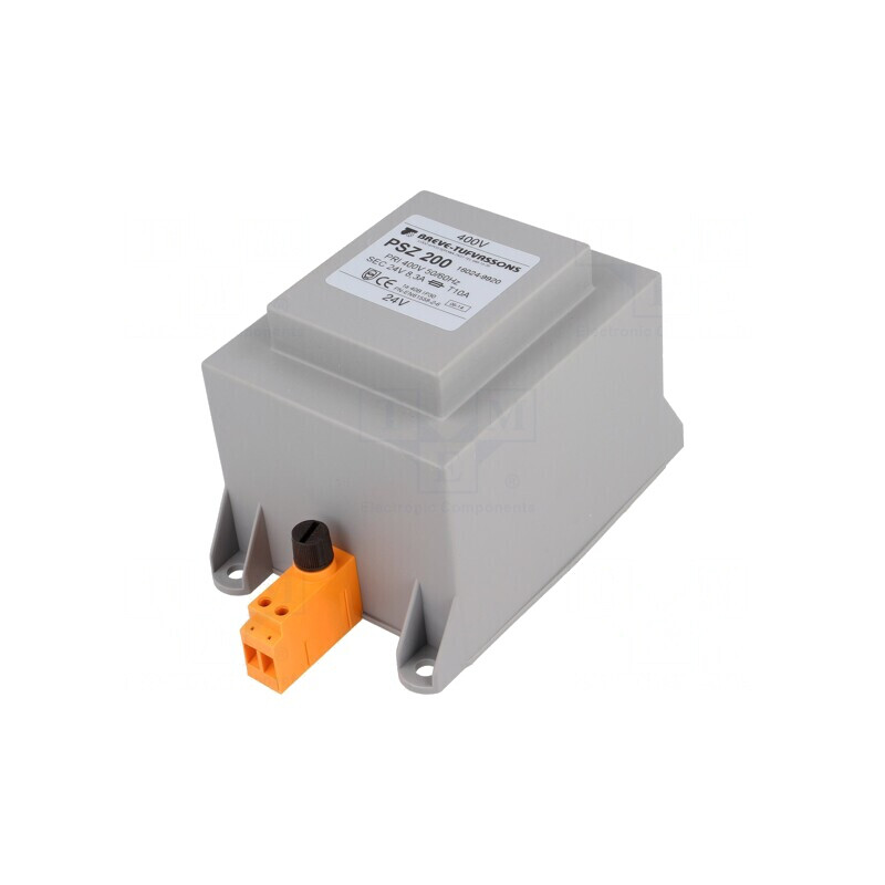 Transformator de Alimentare 200VA 400VAC 24V pentru Șină DIN | Electronic-mag.ro | Componente Electronice
