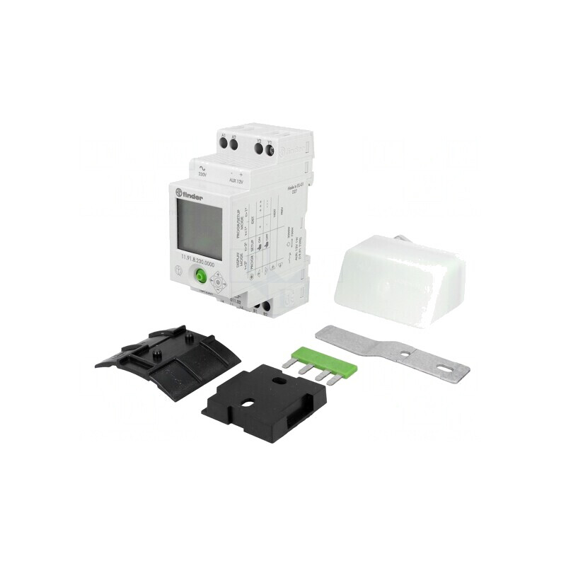 Întrerupător Crepuscular pentru Șină DIN 230VAC SPDT IP20 | Electronic-mag.ro | Componente Electronice