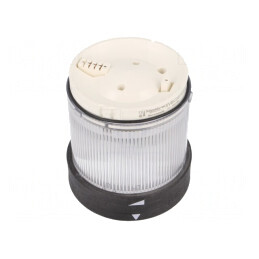 Semnalizator Luminos LED Transparent 24V 24VAC IP65 70mm | Electronic-mag.ro | Componente Electronice