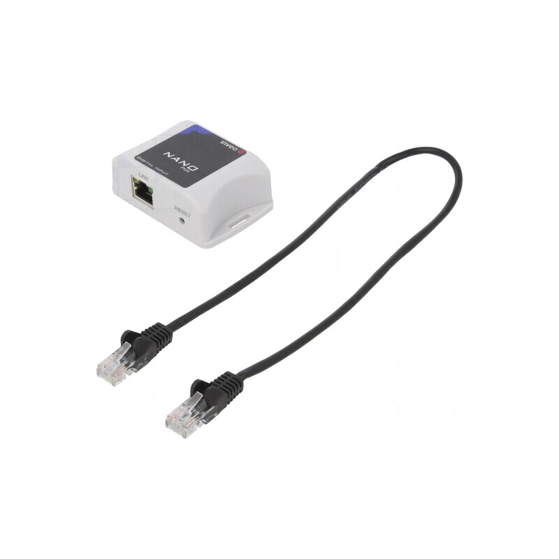 Intrare Digitală 1 Port 12-24VDC cu Şurub LAN IP30 PoE | Electronic-mag.ro | Componente Electronice