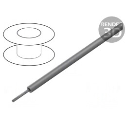 Cablu HookUp Wire PVC Gri Închis 22AWG 600V 305m | Electronic-mag.ro | Componente Electronice