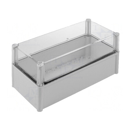 Carcasă Universală Gri 188x378x180mm PC IK08 | Electronic-mag.ro | Componente Electronice