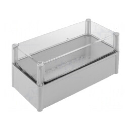 Carcasă Universală Gri 188x378x180mm PC IK08 | Electronic-mag.ro | Componente Electronice