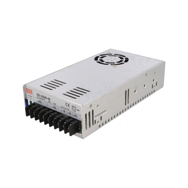 Convertor DC/DC 350,4W 19-36V la 48V 7,3A | Electronic-mag.ro | Componente Electronice