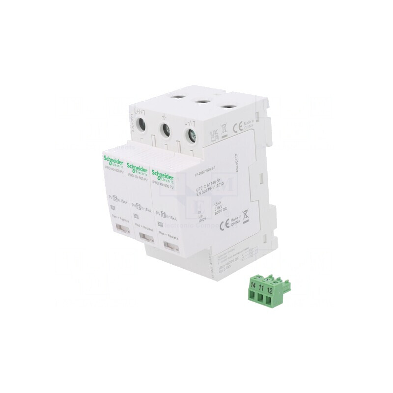 Limitator de Supratensiuni Tip 2 3P pentru Șină DIN IP20 | Electronic-mag.ro | Componente Electronice