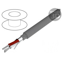 Cablu Alpha Essential 3x24AWG PVC Gri 30,5m | Electronic-mag.ro | Componente Electronice