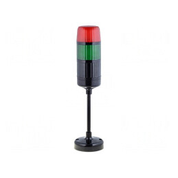 Coloană de Semnalizare LED Roșie/Verde 20-30VDC | Electronic-mag.ro | Componente Electronice