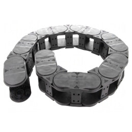 Ghidaj cu lanț E4.42, Rază Îndoire 100mm, Lungime 1005mm, Interior 42mm | Electronic-mag.ro | Componente Electronice