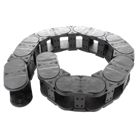 Ghidaj cu lanț E4.42, Rază Îndoire 100mm, Lungime 1005mm, Interior 42mm | Electronic-mag.ro | Componente Electronice