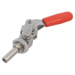 Prindere cu plunjer din oțel inoxidabil 5,4kN 165mm GN 843.1 | Electronic-mag.ro | Componente Electronice