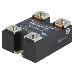 Releu Semiconductor 40A 4-32VDC 1-100VDC DC100D40 | Electronic-mag.ro | Componente Electronice