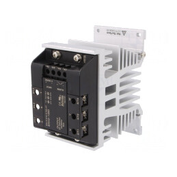 Releu Semiconductor 50A 3-Fazat 24-240VAC Montaj Panou | Electronic-mag.ro | Componente Electronice