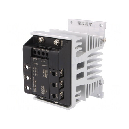 Releu Semiconductor 50A 3-Fazat 24-240VAC Montaj Panou | Electronic-mag.ro | Componente Electronice