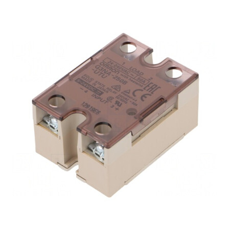 Releu semiconductor 50A 24-240VAC 1-fazat | Electronic-mag.ro | Componente Electronice