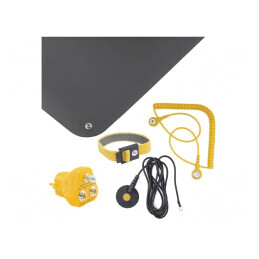 Kit de protecție antistatică pentru masă ESD 610mm x 450mm | Electronic-mag.ro | Componente Electronice