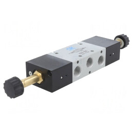 Ventil electromagnetic bistabil 5/2 G 1/4 1-10 bar | Electronic-mag.ro | Componente Electronice