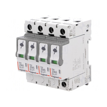 Limitator de Supratensiune 4P 20kA 320VAC | Electronic-mag.ro | Componente Electronice