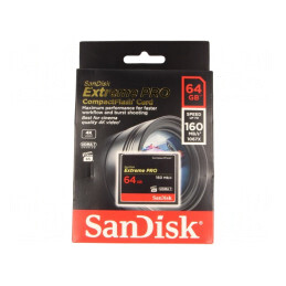Card de Memorie Compact Flash Extreme Pro 64GB 160MB/s VPG-65 | Electronic-mag.ro | Componente Electronice