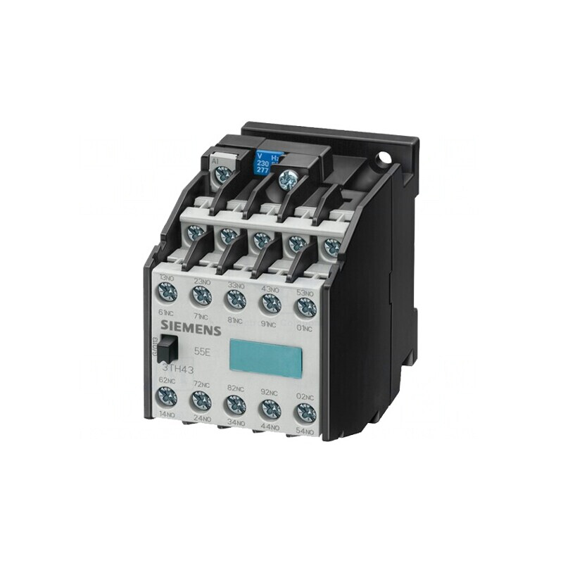 Contactor 10P 24VAC 10A pentru șină DIN | Electronic-mag.ro | Componente Electronice