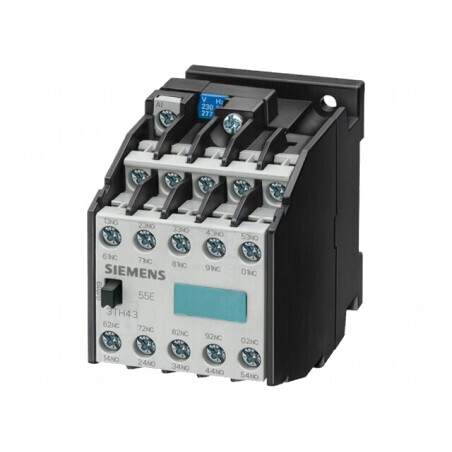 Contactor 10P 24VAC 10A pentru șină DIN | Electronic-mag.ro | Componente Electronice