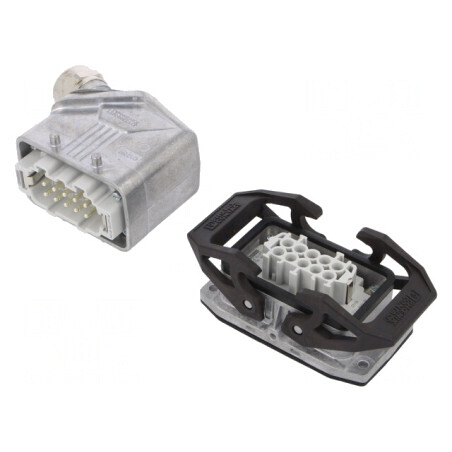 Conector HDC 500V 16A 10 PIN 10PE | Electronic-mag.ro | Componente Electronice
