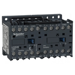 Contactor Reversibil cu 3 Poli și 3 Contacte Auxiliare NO | Electronic-mag.ro | Componente Electronice