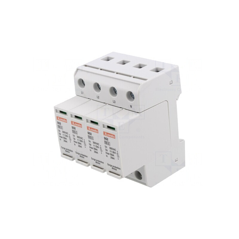 Limitator de Supratensiuni 20kA 4 Poli 240VAC  | Electronic-mag.ro | Componente Electronice