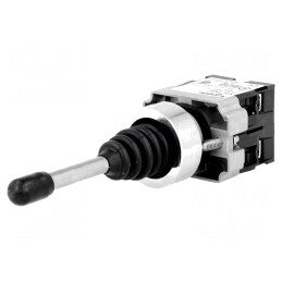 Comutator Joystick 22mm 1NO x2 Negru | Electronic-mag.ro | Componente Electronice