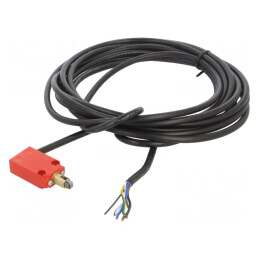 Limitator cursă rolă metalică transversală Ø10mm 10A | Electronic-mag.ro | Componente Electronice