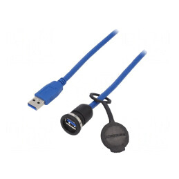 Cablu-adaptor | USB A soclu,USB A mufă | 1310 | USB 3.0 | IP65 | 3m | 1310-1015-05