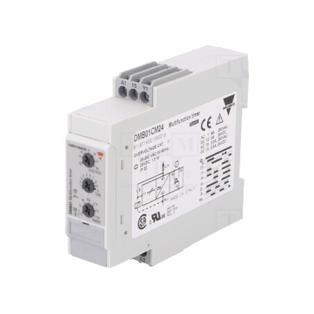 Timer Digital Programabil 0,1s-100h DPDT 24-240VAC/IP20 | Electronic-mag.ro | Componente Electronice